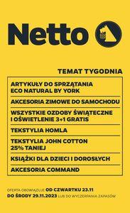 Gazetka promocyjna NETTO, ważna od 23.11.2023 do 29.11.2023.