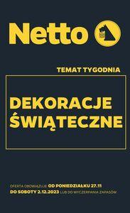 Gazetka promocyjna NETTO, ważna od 27.11.2023 do 02.12.2023.