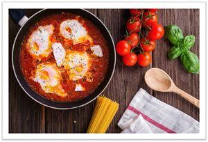 Przepis na Paprykowo-pomidorowa szakszuka. Czyli Jak ugotować i jak przygotować Paprykowo-pomidorowa szakszuka.