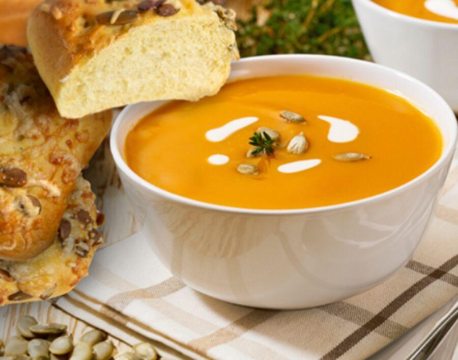 Przepis na Kremowa zupa dyniowa. Czyli Jak ugotować i jak przygotować Kremowa zupa dyniowa.